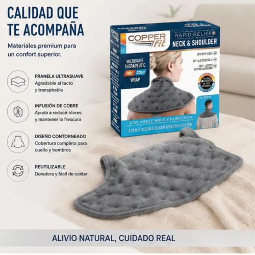 Manta Calor y Frío Alivia Dolores Cuello y Hombros