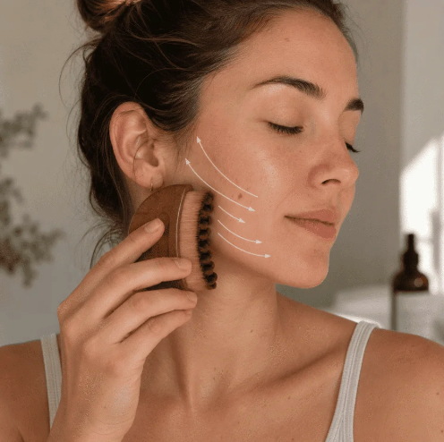 Cepillo Drenaje Linfático Facial