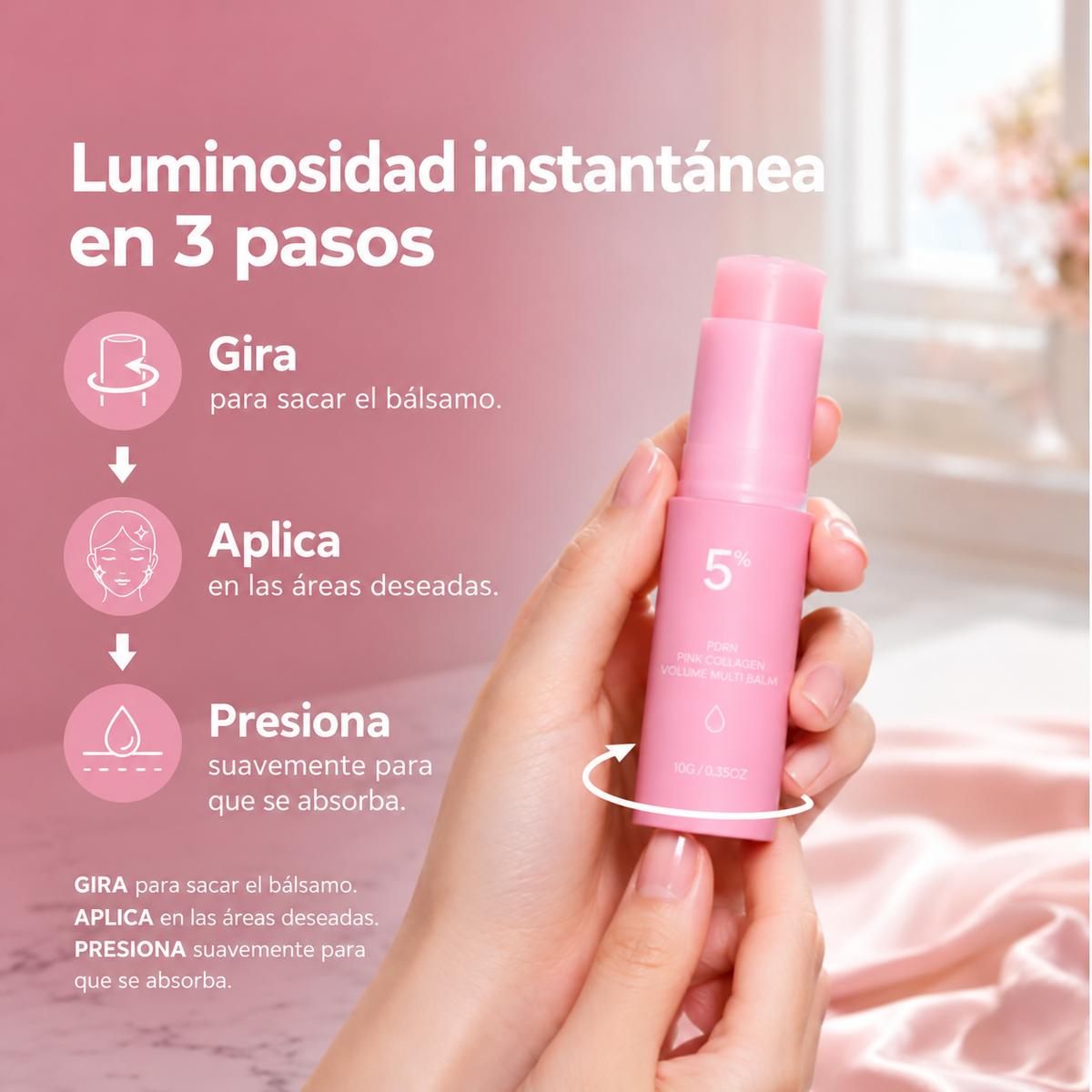 Bálsamo de Colágeno Rosa PDRN