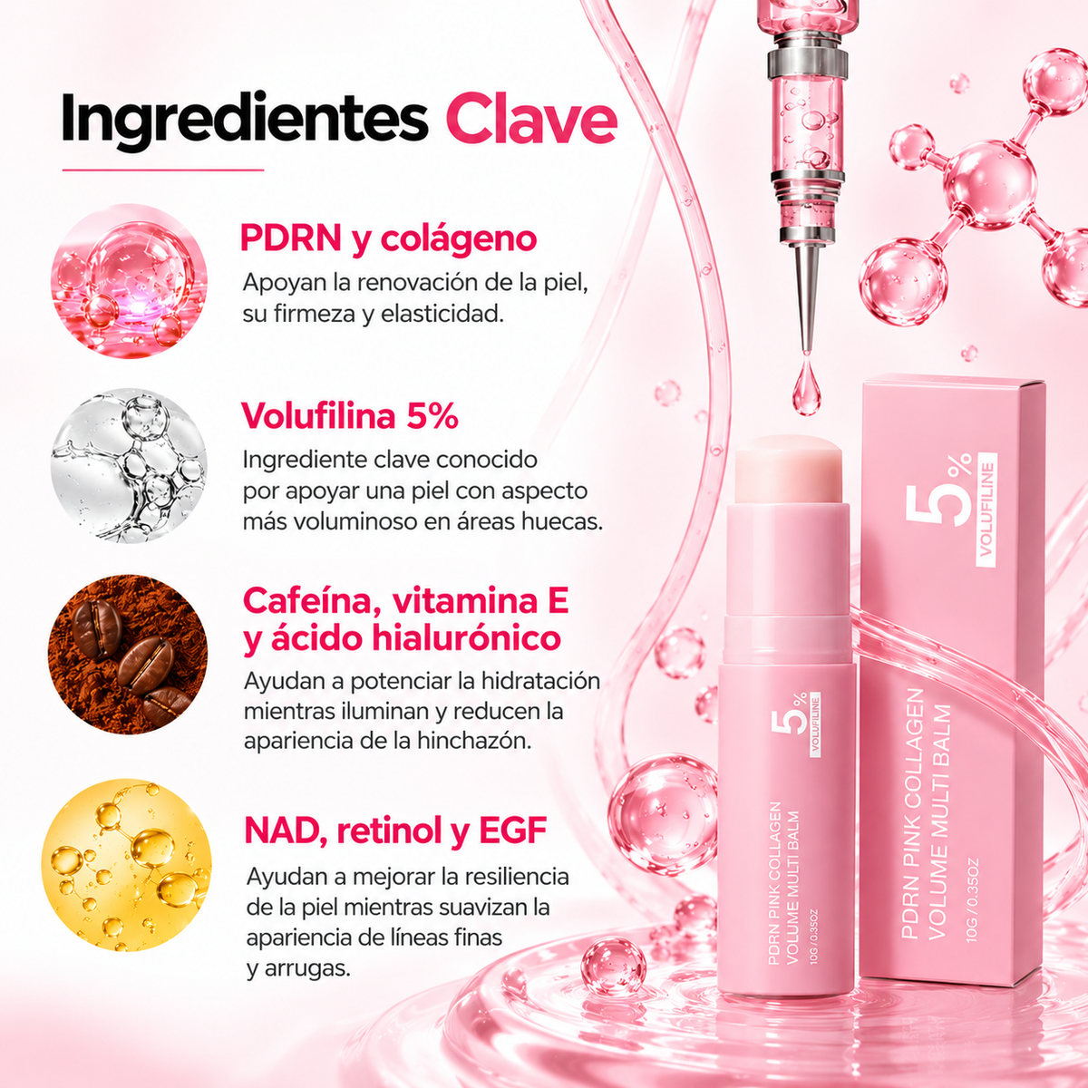 Bálsamo de Colágeno Rosa PDRN